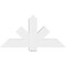 Ekena Millwork Kennewick Architectural Grade PVC Gable Bracket, 48"W x 24"H x 4"D x 6"F, 12/12 Pitch GBP048X24X0406KEN00 - alternate 3